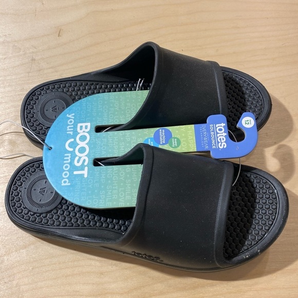 Totes Solbounce Slides Men’s Size 12 (Box4) - Picture 2 of 11